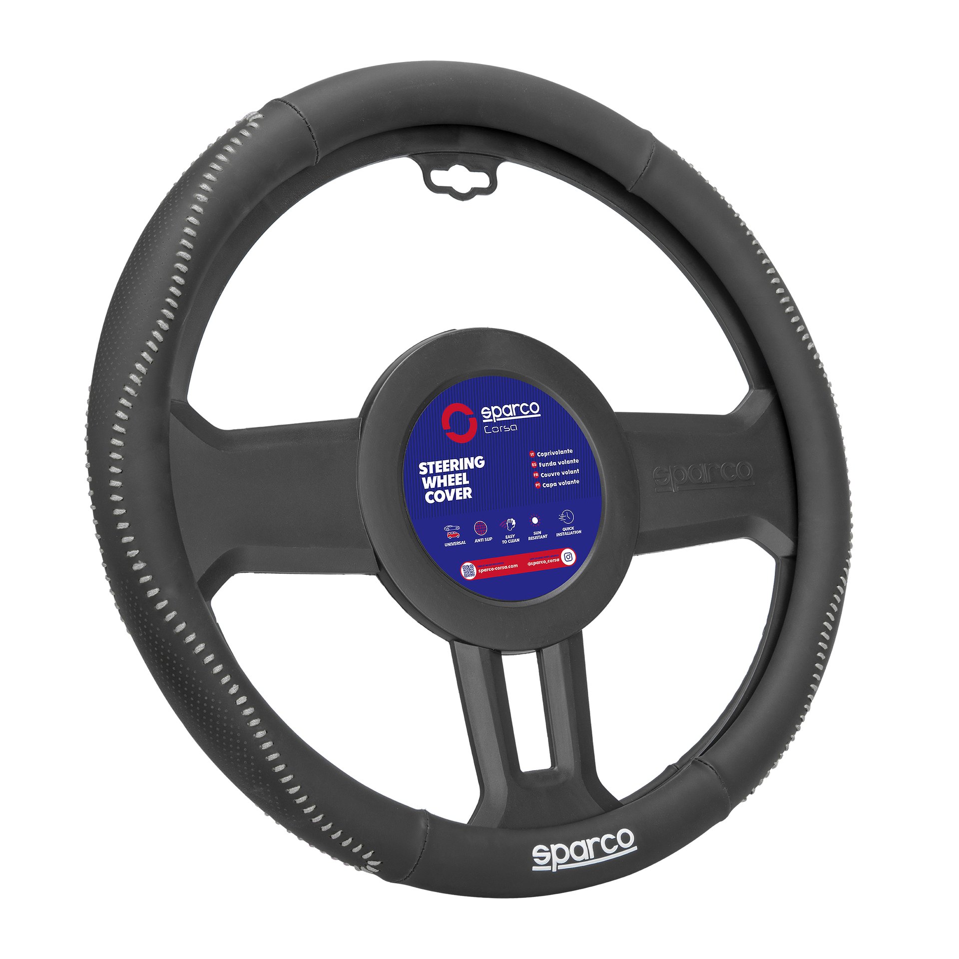 Sparco Cubre Volante Sps134gr Negro