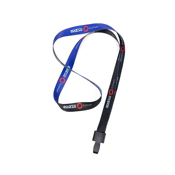 Sparco Llavero Negro Rojo Spm105 Polyester