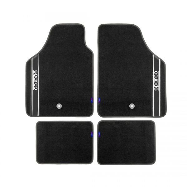 Sparco Alfombra 03763bnr Polyester Negro